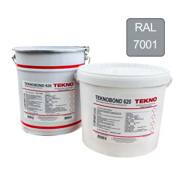 Епоксидна фарба на водній основі, паропроникна Teknobond 620, комплект 20 кг. Світло-сіра (RAL 7001)